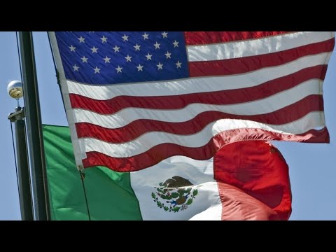 Мексика США Граница Тихуана Переход закрывается