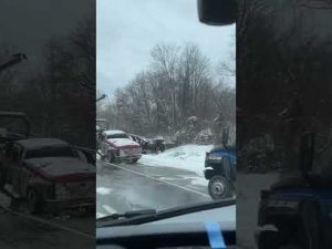 Truck crash. Oneonta, NY