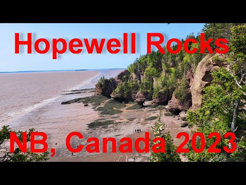 Hopewell Rocks, New Brunswick, Canada 2023, May. Парк в 40 км от Монктона, туда стоит приехать.